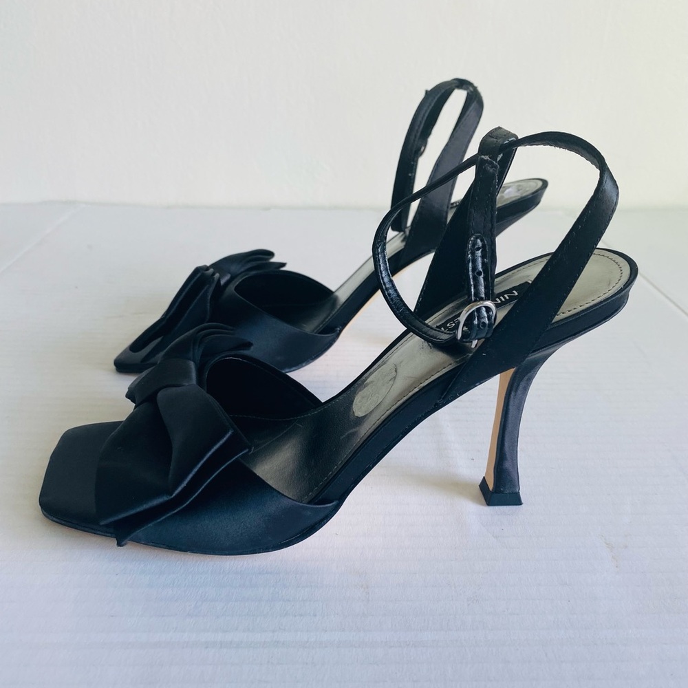 Nine West Black Heels with Bow Detail - Picture 4 of 6